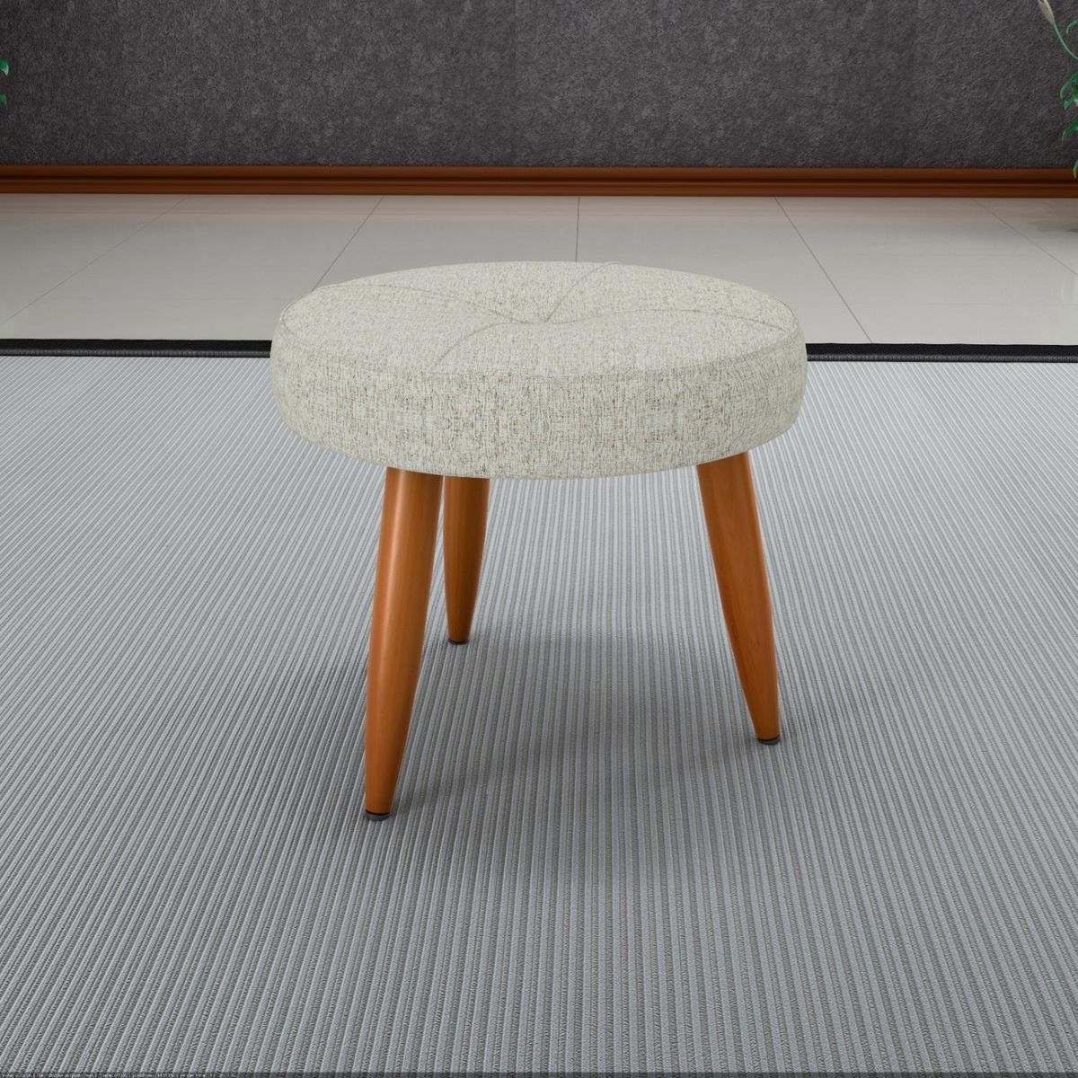 DECOCASA - Poltrona Havana Con Puff G-504 Decocasa