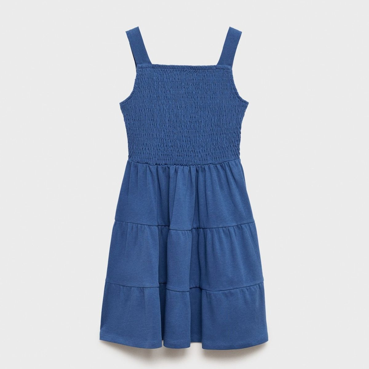 MANGO KIDS - Vestido Nido Abeja Algodón Niña Mango Kids