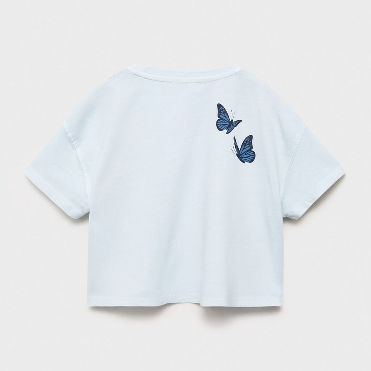 MANGO KIDS - Polera Crop Estampada Niña Mango Kids