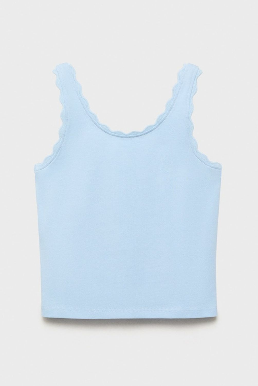 MANGO KIDS - Polera Tirantes Detalle Bordado Niña Mango Kids