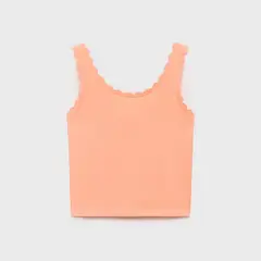 MANGO KIDS - Polera Tirantes Detalle Bordado Niña