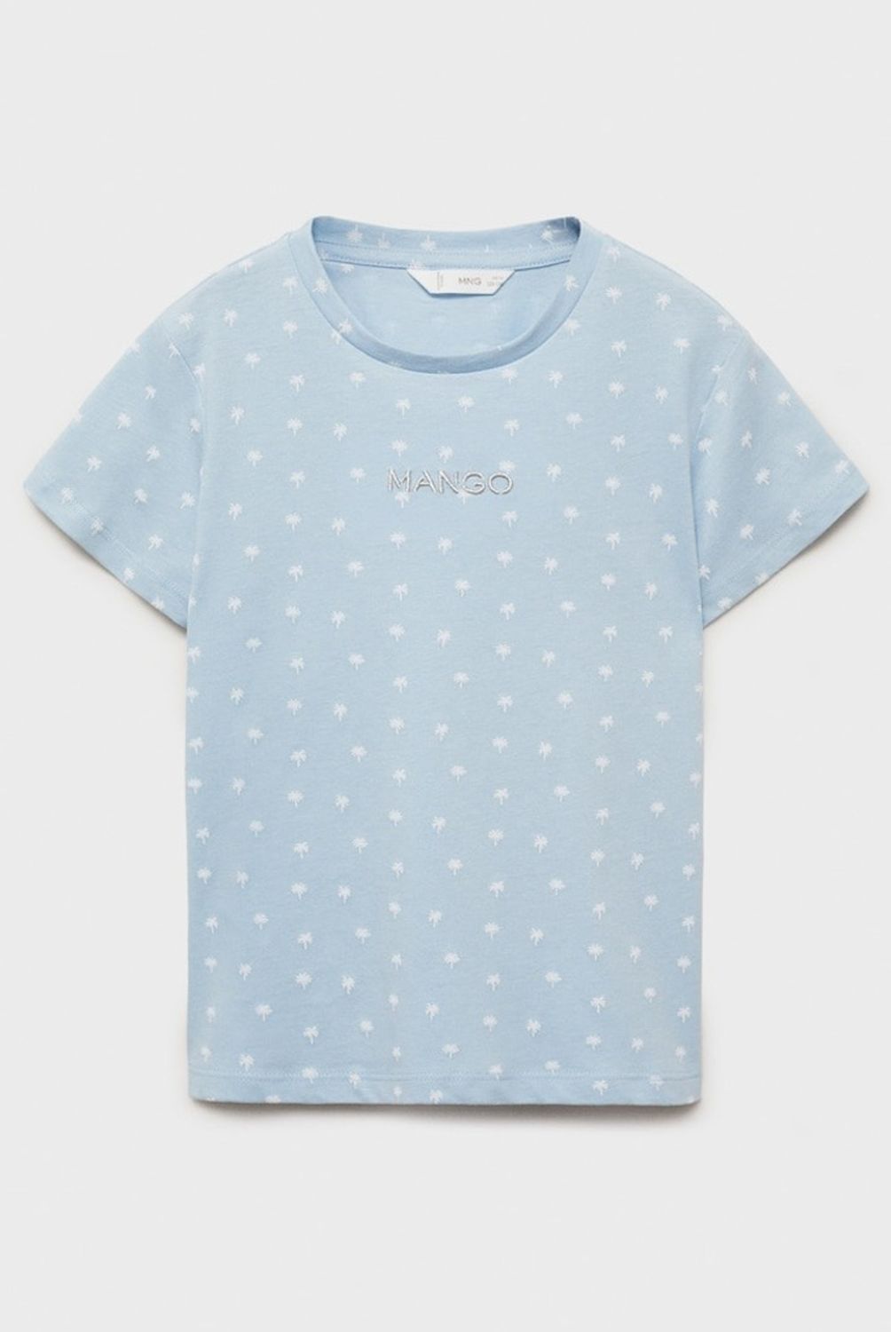 MANGO KIDS - Polera Estampada Detalle Bordado Niña Mango Kids