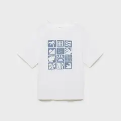 MANGO KIDS - Polera Estampada Surf Niño