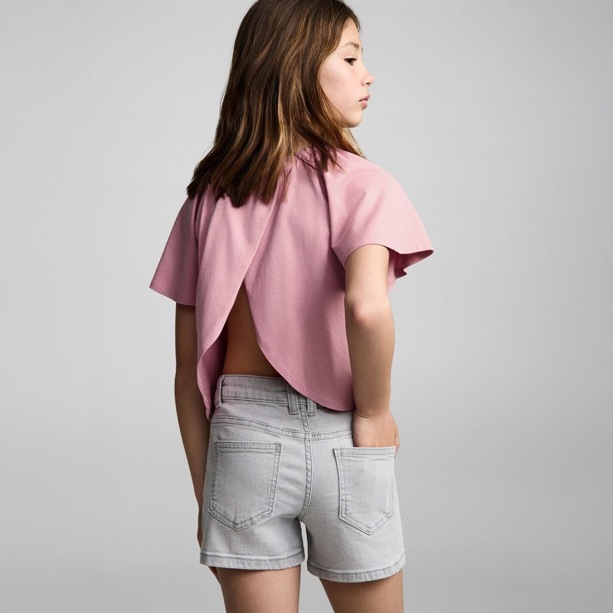 MANGO KIDS - Polera Espalda Cruzada Niña Mango Kids