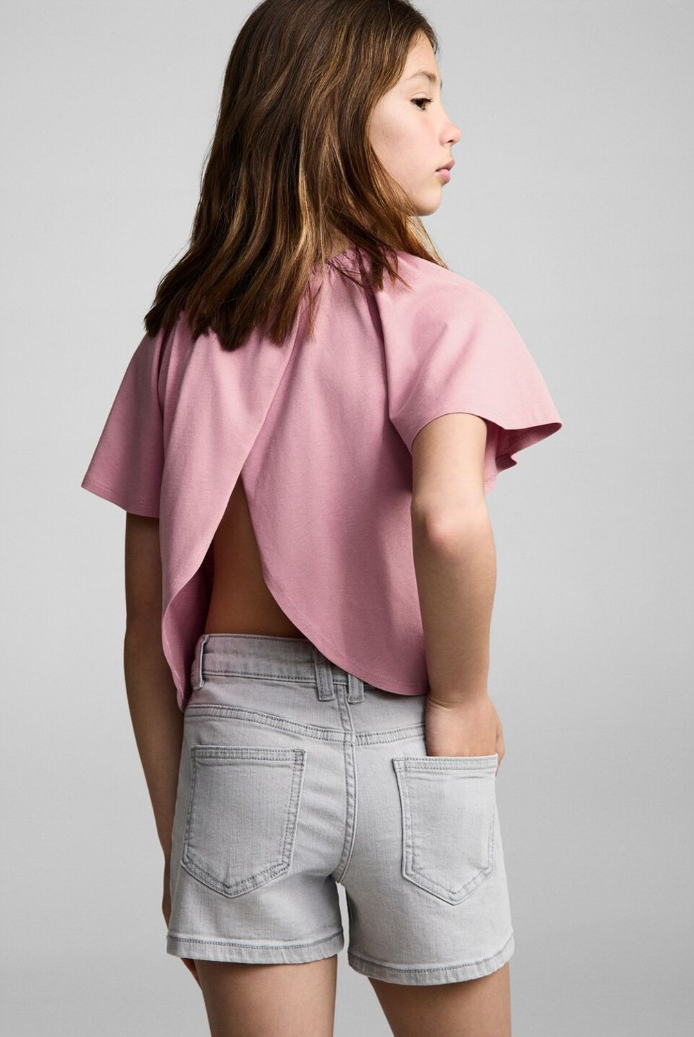 MANGO KIDS - Polera Espalda Cruzada Niña Mango Kids