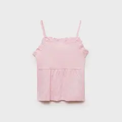 MANGO KIDS - Top Detalle Bordado Suizo Niña