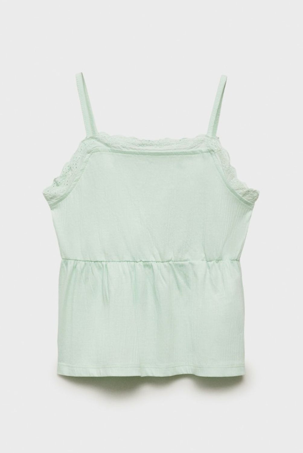 MANGO KIDS - Top Detalle Bordado Suizo Niña Mango Kids