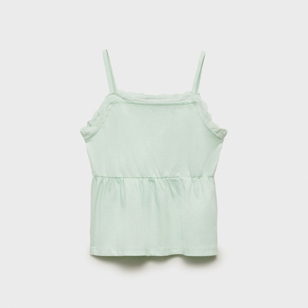 MANGO KIDS - Top Detalle Bordado Suizo Niña Mango Kids