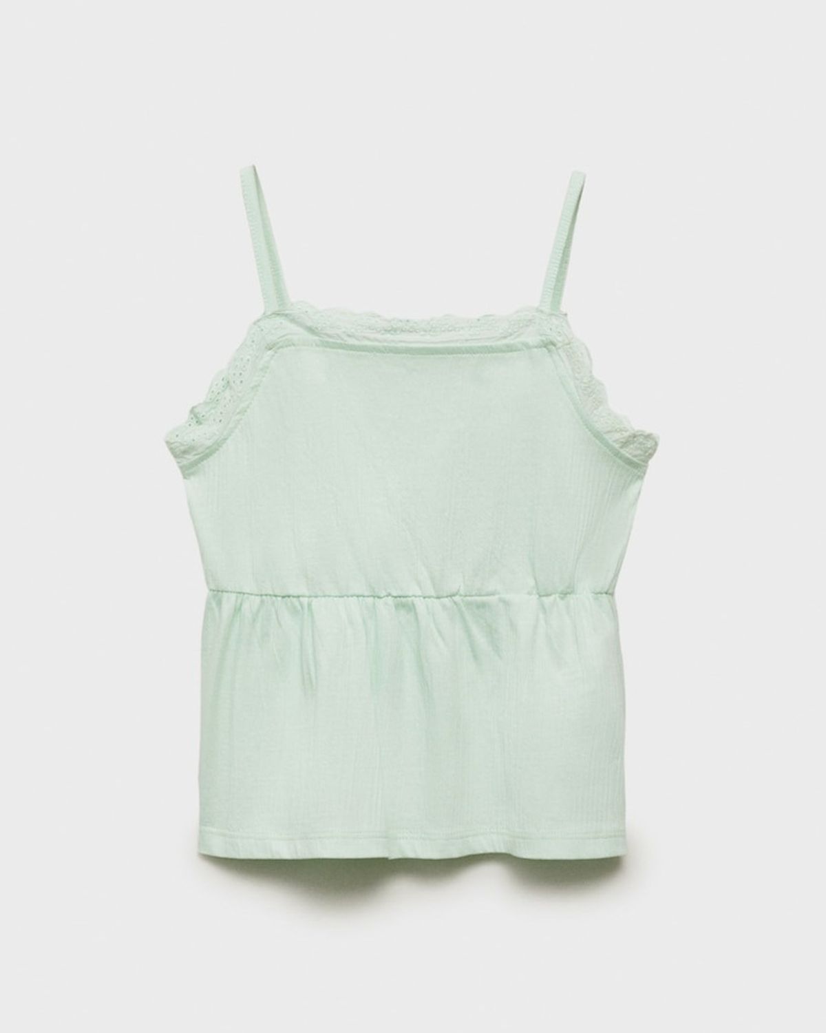 MANGO KIDS Top Detalle Bordado Suizo Niña Mango Kids