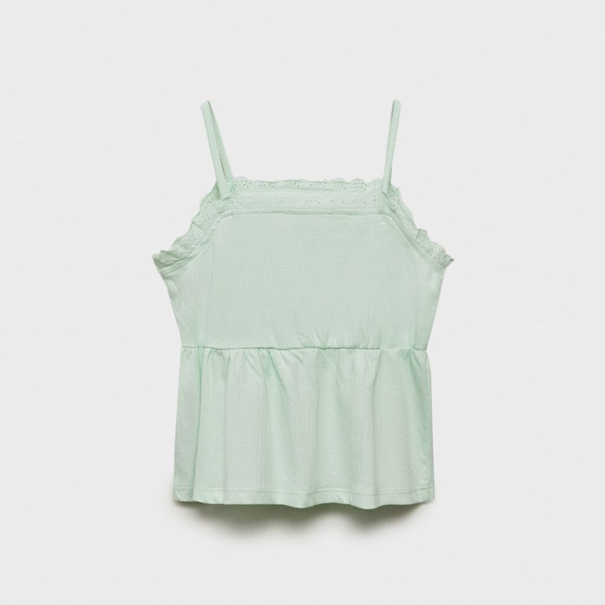 MANGO KIDS - Top Detalle Bordado Suizo Niña Mango Kids