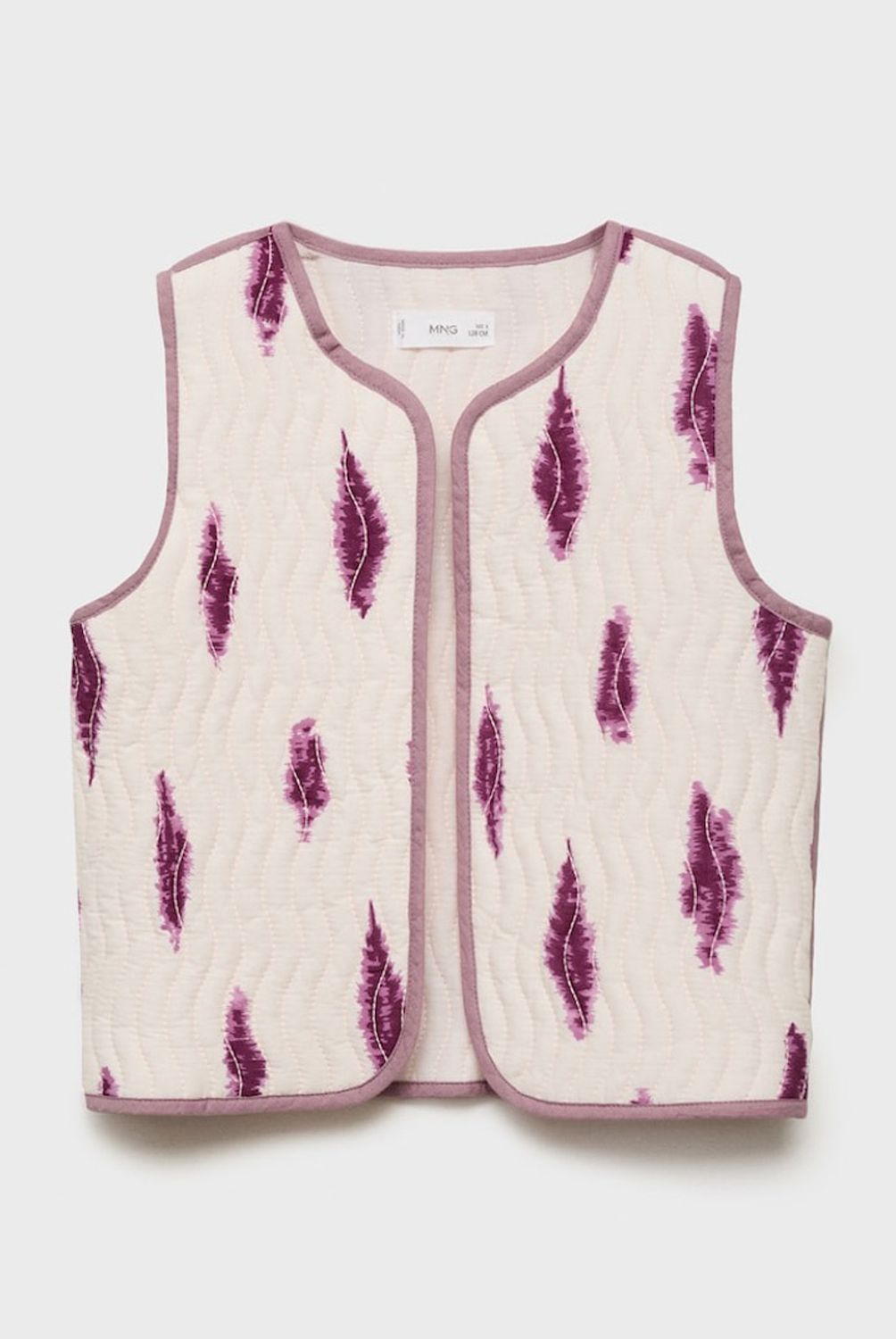 MANGO KIDS - Chaleco Acolchado Estampado Niña Mango Kids