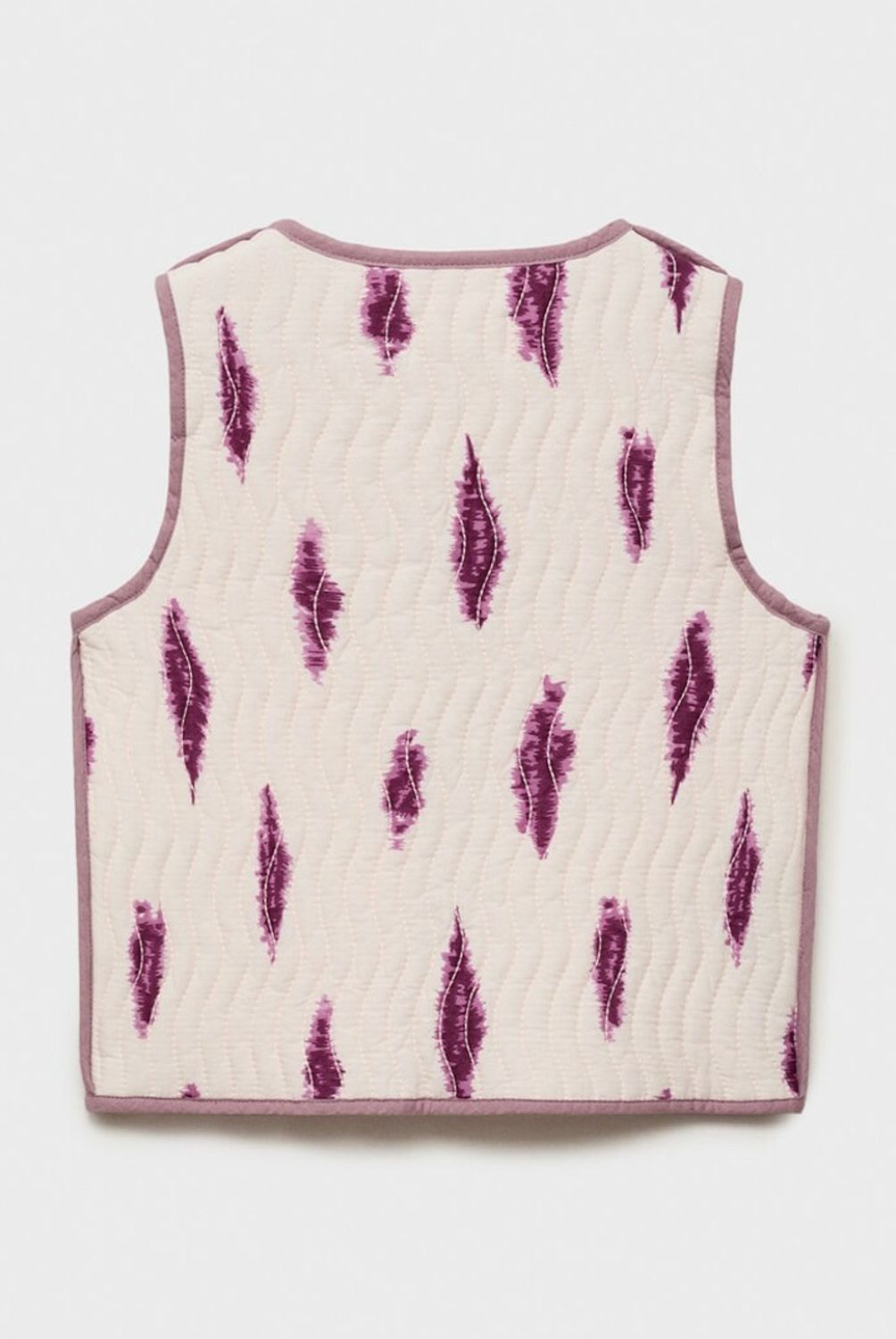 MANGO KIDS - Chaleco Acolchado Estampado Niña Mango Kids