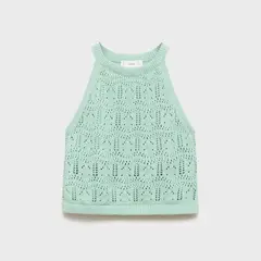 MANGO KIDS - Top Punto Calado Niña