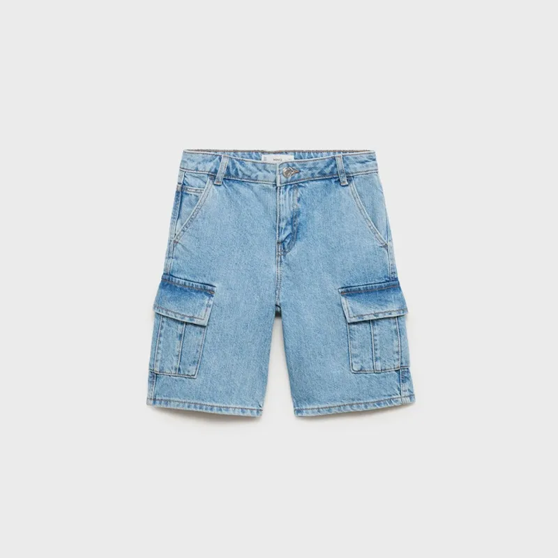 MANGO KIDS - Bermuda Vaqueras Cargo Niño Mango Kids