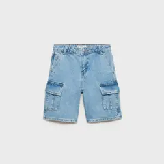 MANGO KIDS - Bermuda Vaqueras Cargo Niño