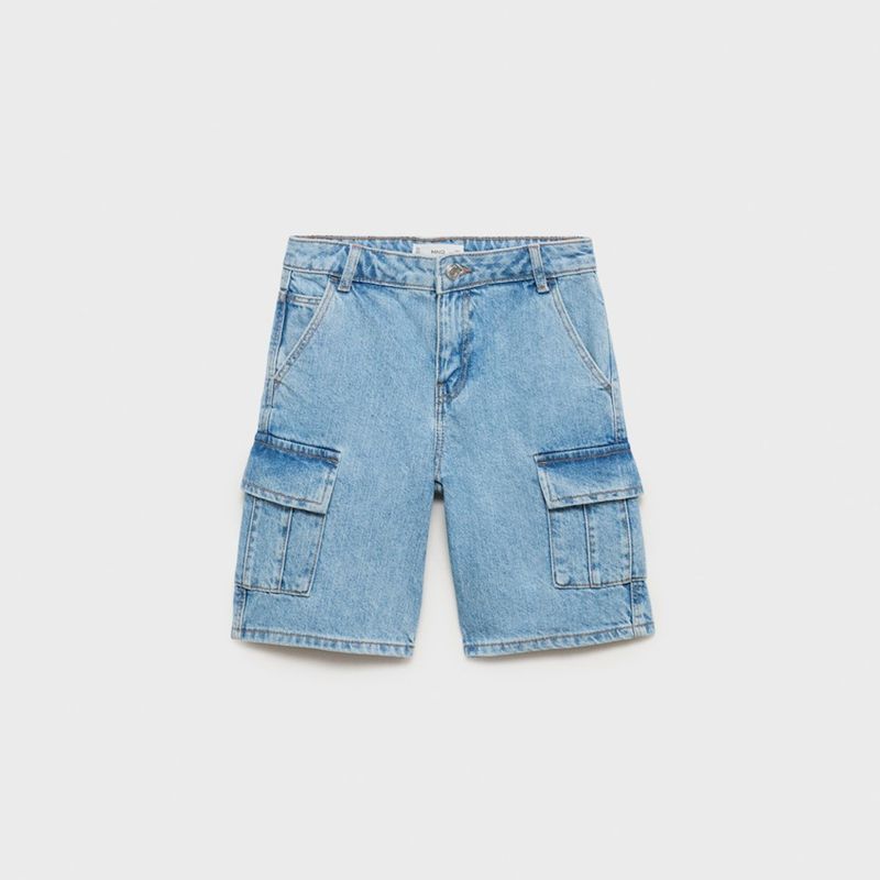 MANGO KIDS - Bermuda Vaqueras Cargo Niño Mango Kids