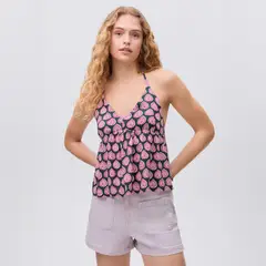 MANGO TEEN - Top Estampado Lazo Mujer