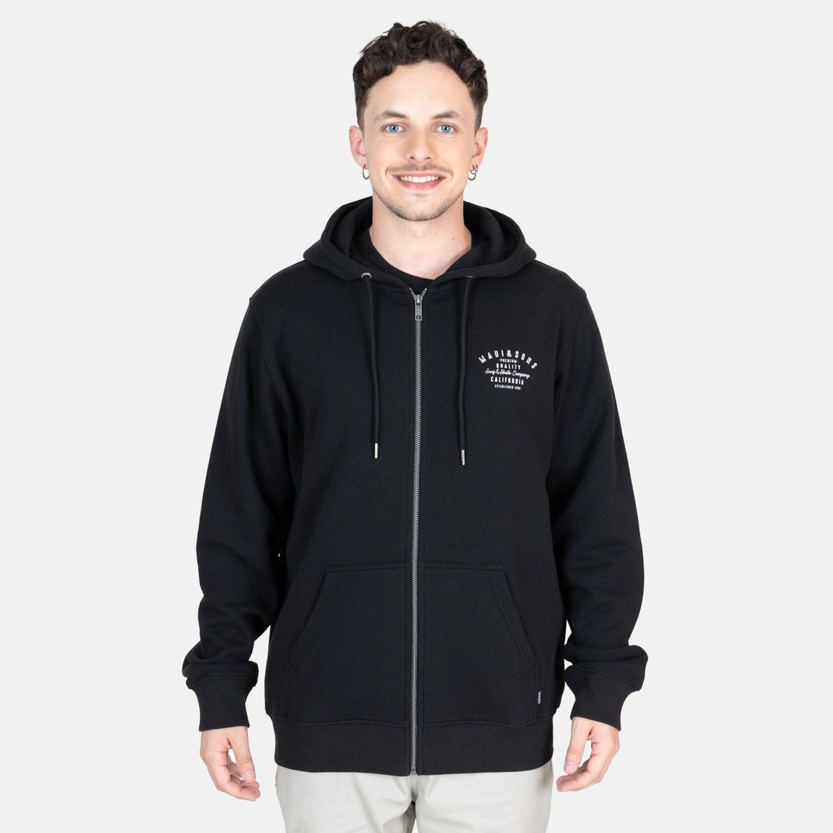 MAUI AND SONS - Polerón Full Zipper Hombre Maui And Sons