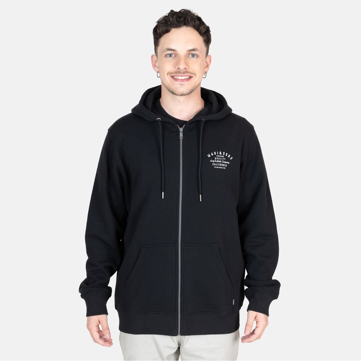 MAUI AND SONS - Polerón Full Zipper Hombre Maui And Sons