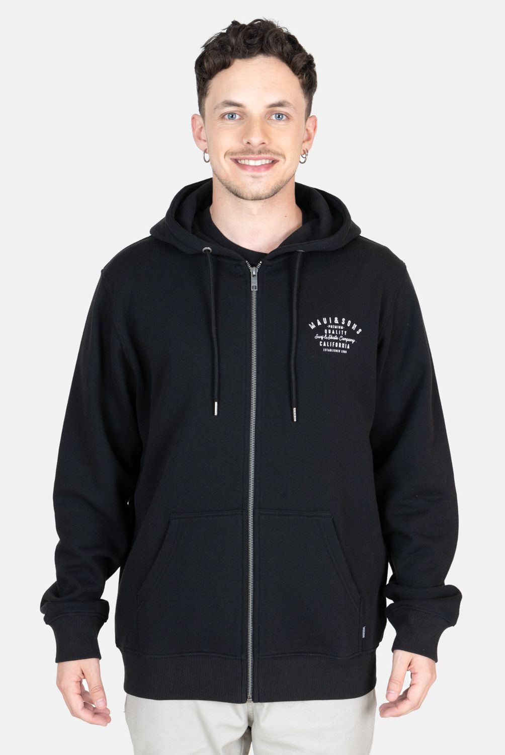 MAUI AND SONS - Polerón Full Zipper Hombre Maui And Sons