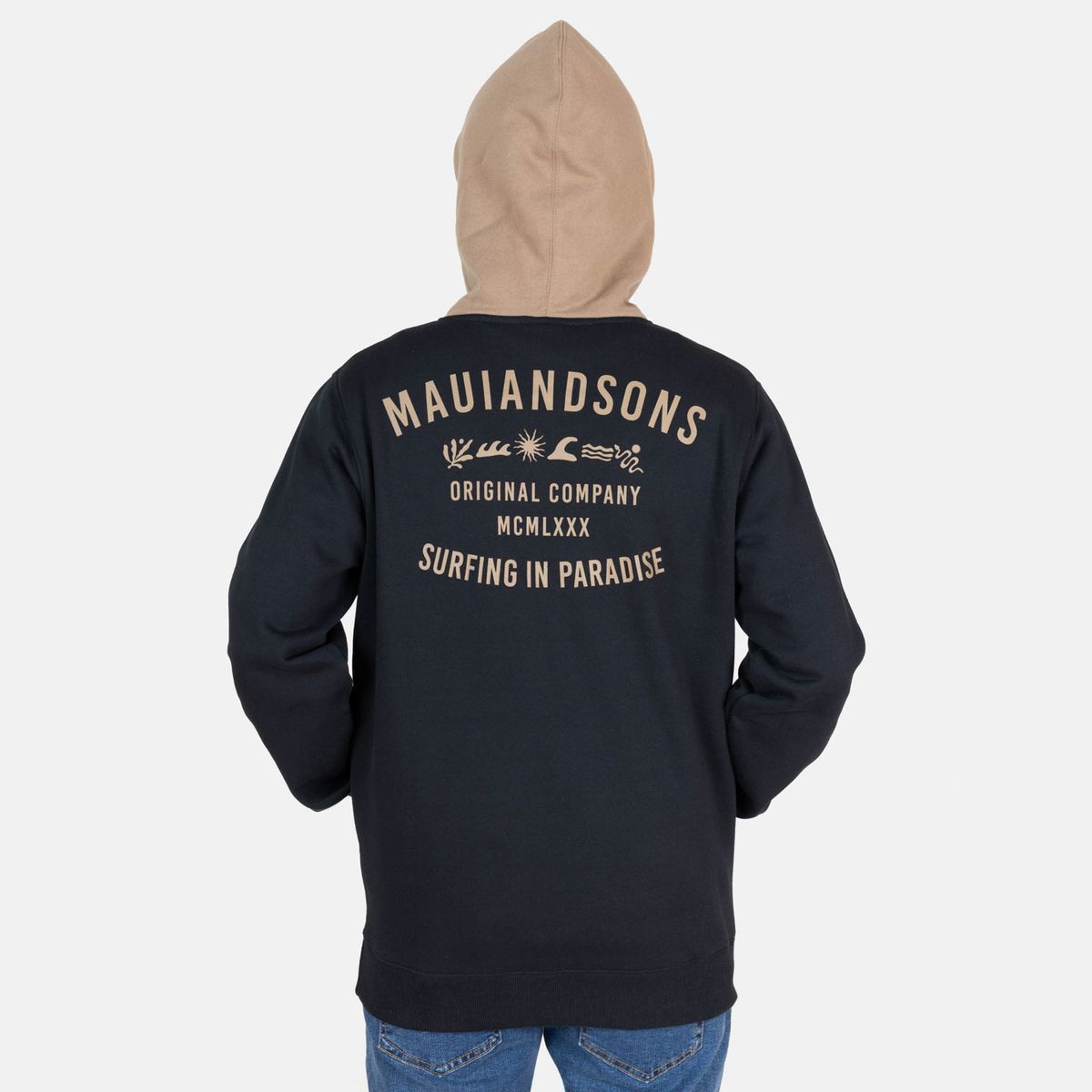 MAUI AND SONS - Polerón Canguro Regular Fit Hombre Maui And Sons