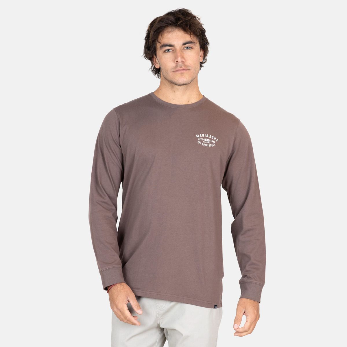 MAUI AND SONS - Polera Manga Larga Algodón Hombre Maui And Sons