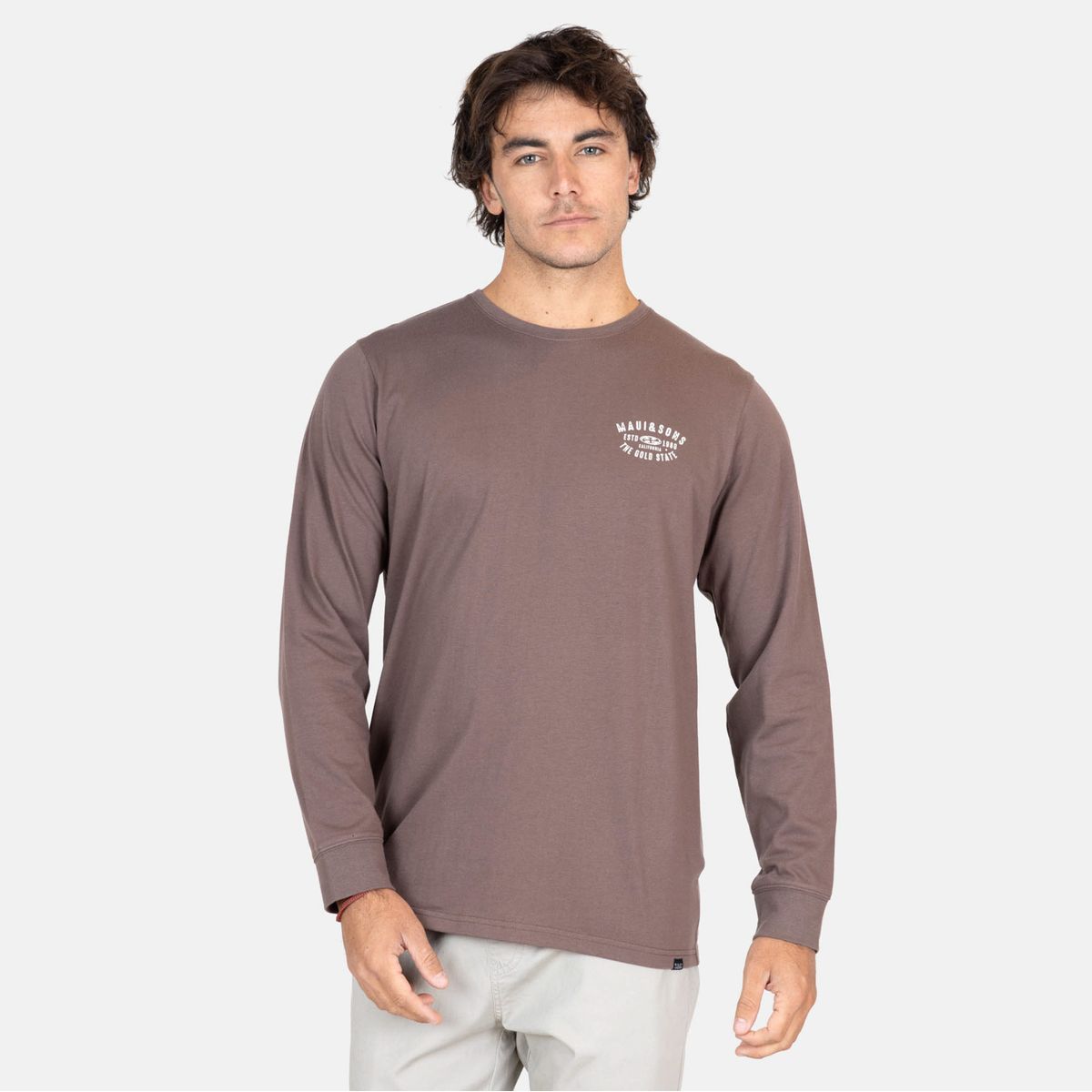 MAUI AND SONS - Polera Manga Larga Algodón Hombre Maui And Sons