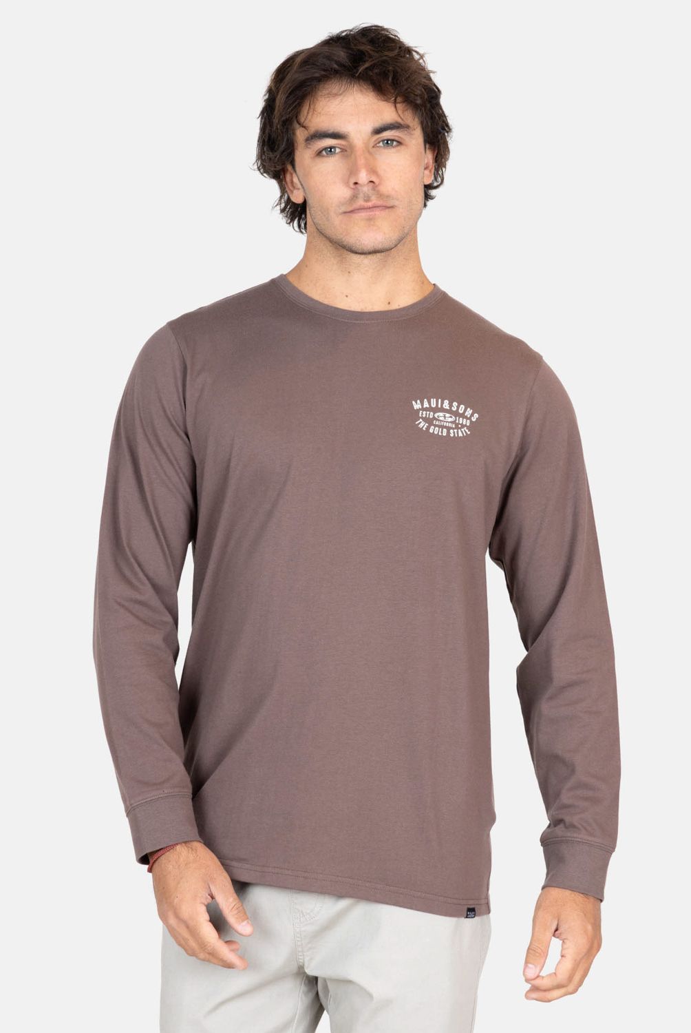 MAUI AND SONS - Polera Manga Larga Algodón Hombre Maui And Sons