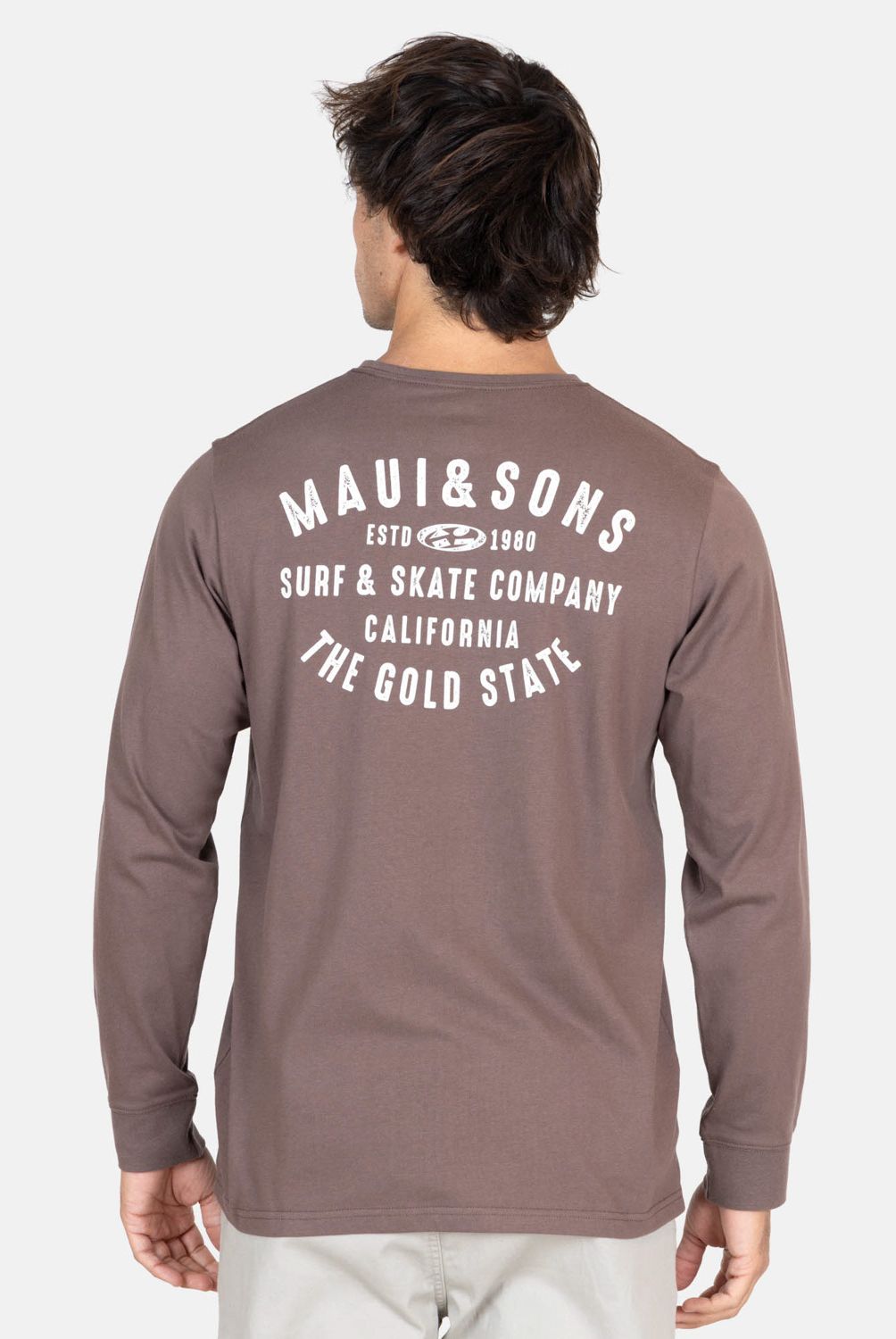 MAUI AND SONS - Polera Manga Larga Algodón Hombre Maui And Sons