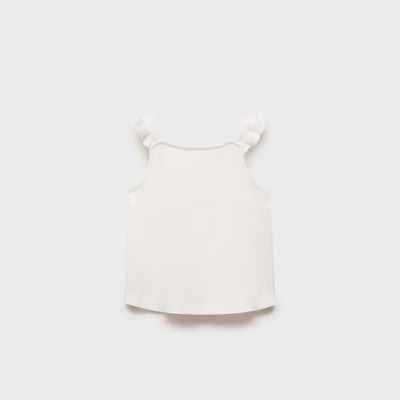 Imagen 2 del producto Polera Volante Textura Bebé Niña