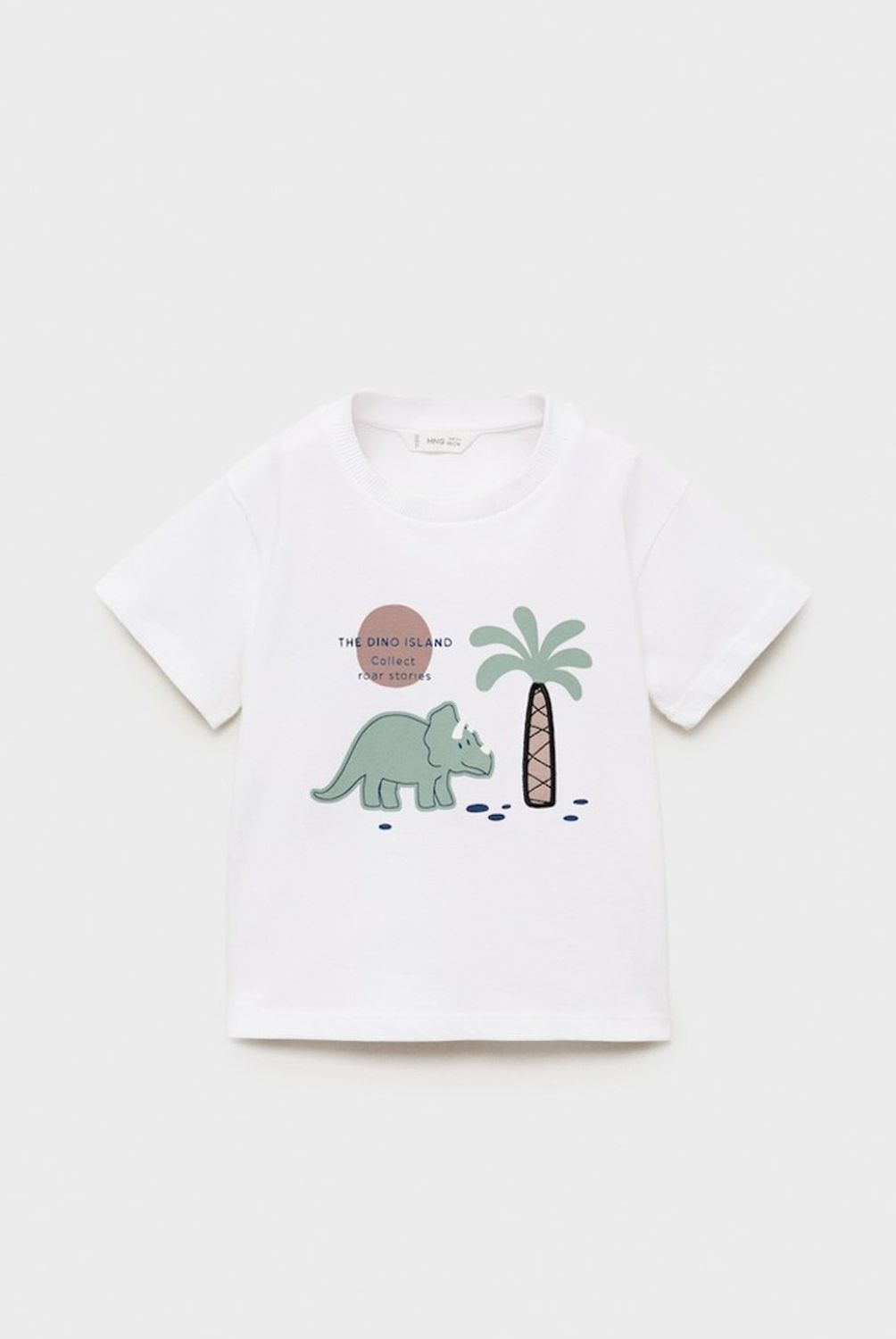 MANGO KIDS - Polera Algodón Dinosaurio Bebé Niño Mango Kids