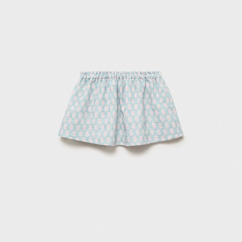 MANGO KIDS - Falda Estampada Evasé Bebé Niña Mango Kids