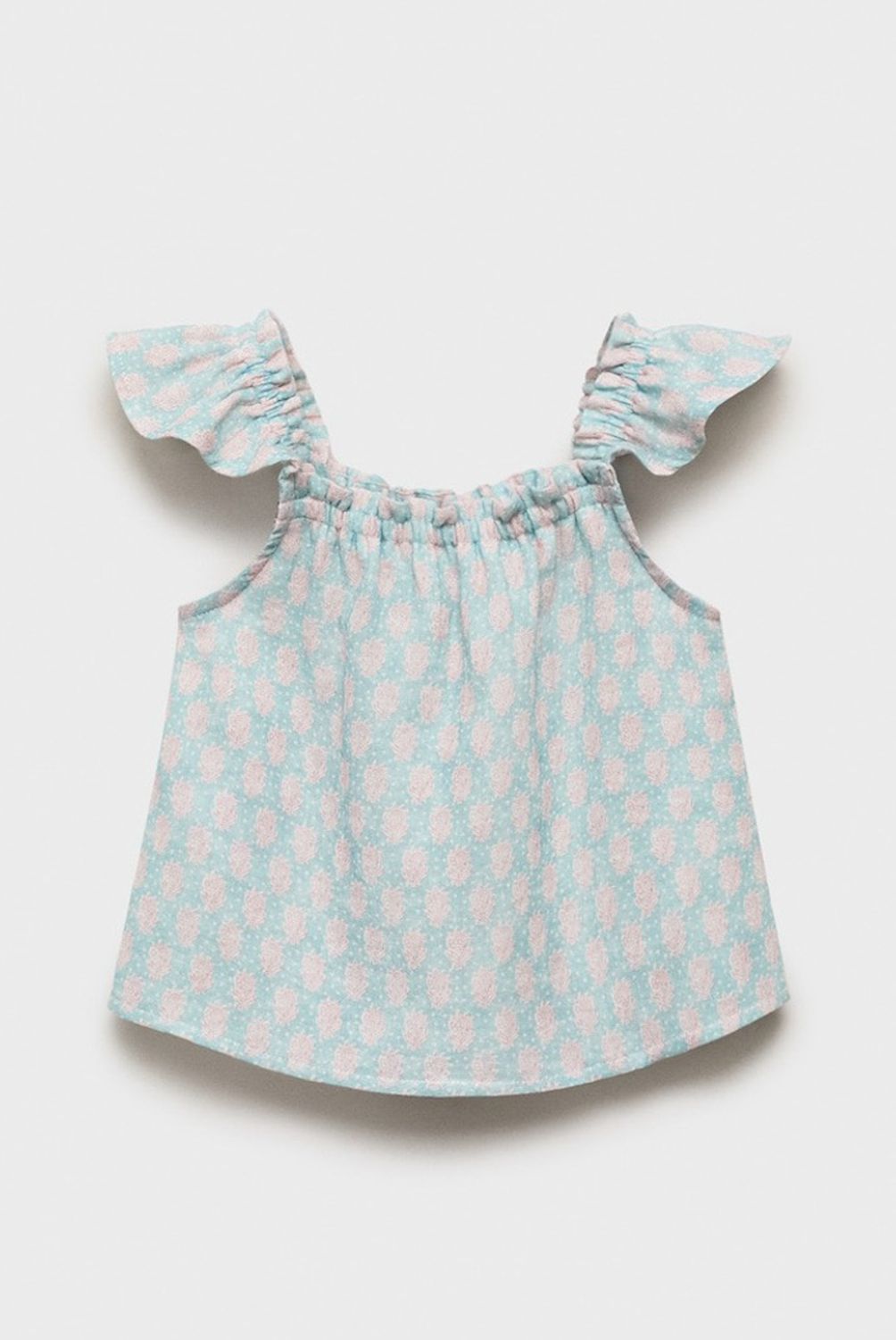 MANGO KIDS - Blusa Estampada Volantes Bebé Niña Mango Kids
