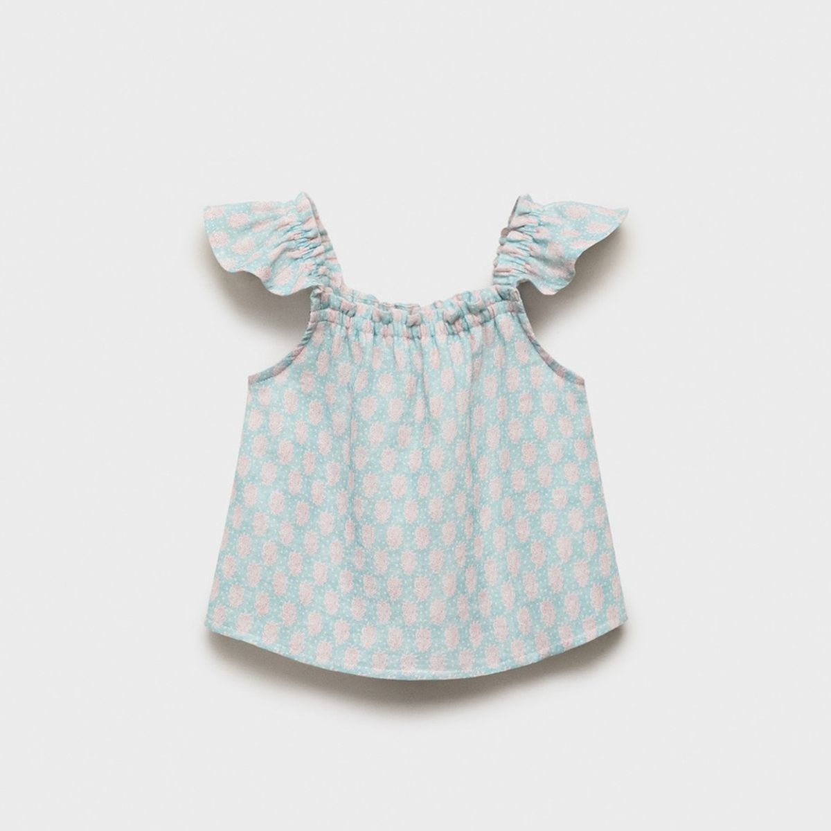 MANGO KIDS - Blusa Estampada Volantes Bebé Niña Mango Kids