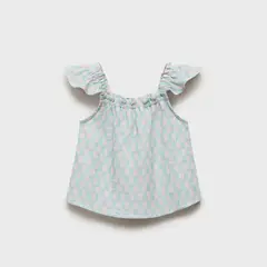 MANGO KIDS - Blusa Estampada Volantes Bebé Niña