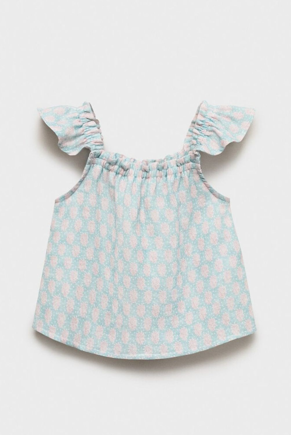 MANGO KIDS - Blusa Estampada Volantes Bebé Niña Mango Kids