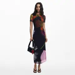 DESIGUAL - Vestido Midi Mujer