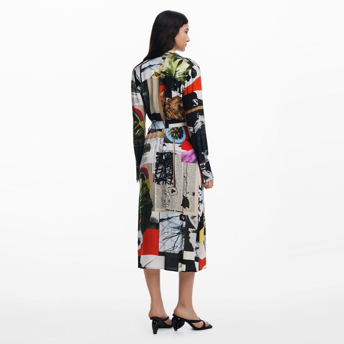 DESIGUAL - Vestido Midi Mujer Desigual