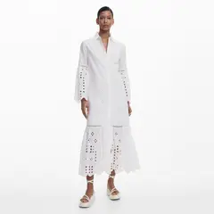 DESIGUAL - Vesido Maxi Algodón Mujer