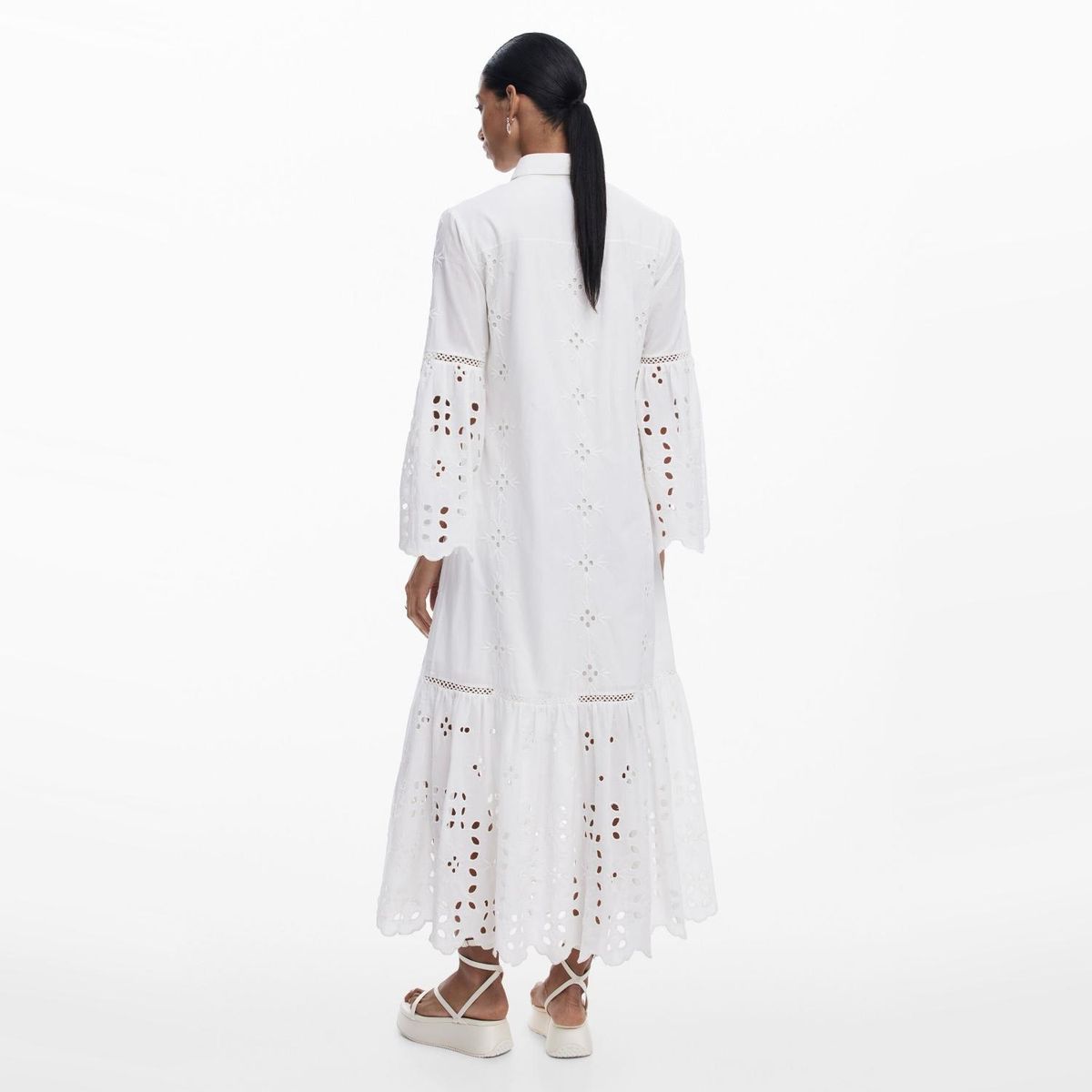 DESIGUAL - Vesido Maxi Algodón Mujer Desigual