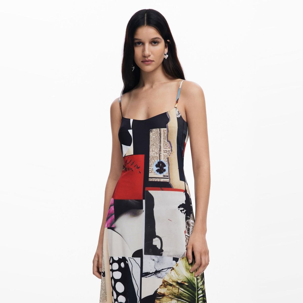 DESIGUAL - Vestido Midi Mujer Desigual