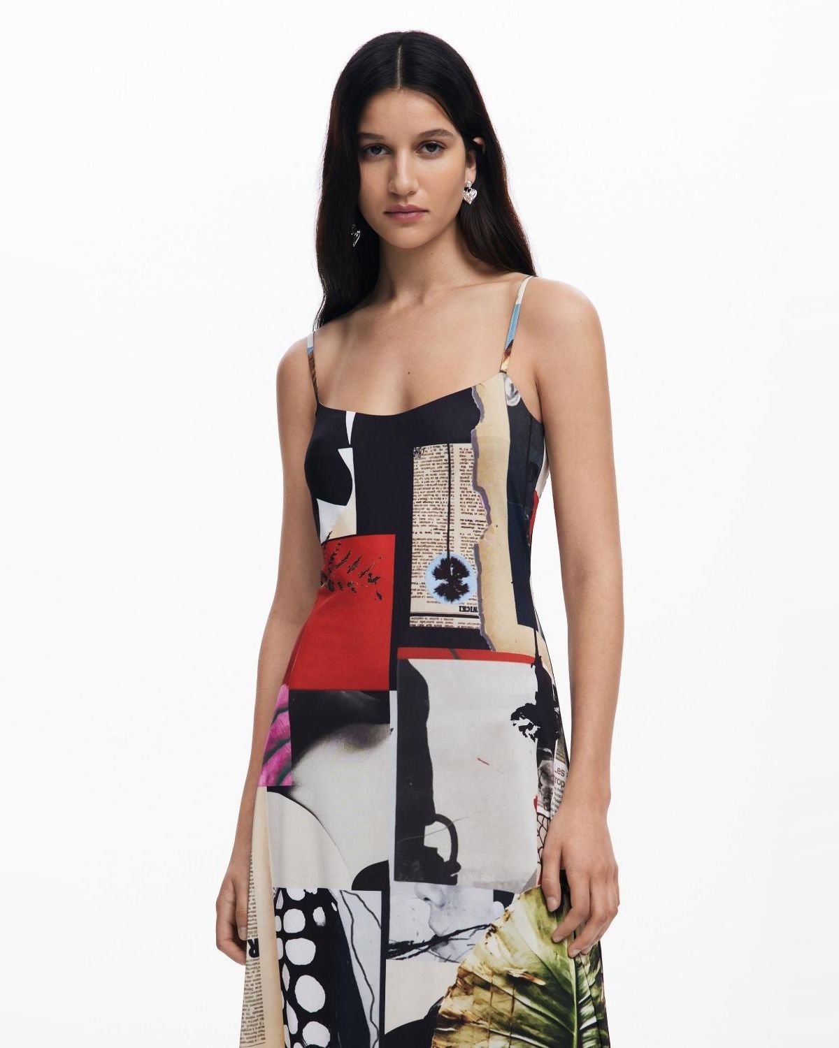 Vestidos Largos Vestidos Desigual Chile DESIGUAL Vestido Midi