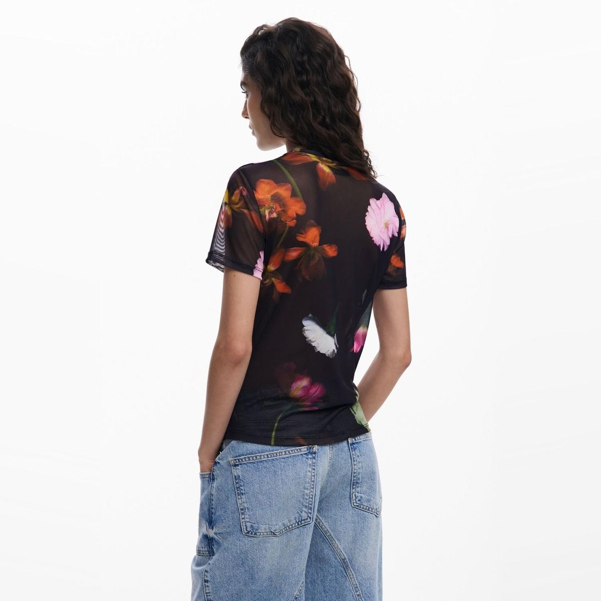 DESIGUAL - Polera Manga Corta Mujer Desigual