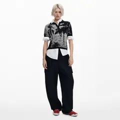 DESIGUAL - Polera Manga Corta Mujer