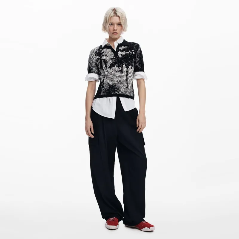 DESIGUAL - Polera Manga Corta Mujer Desigual