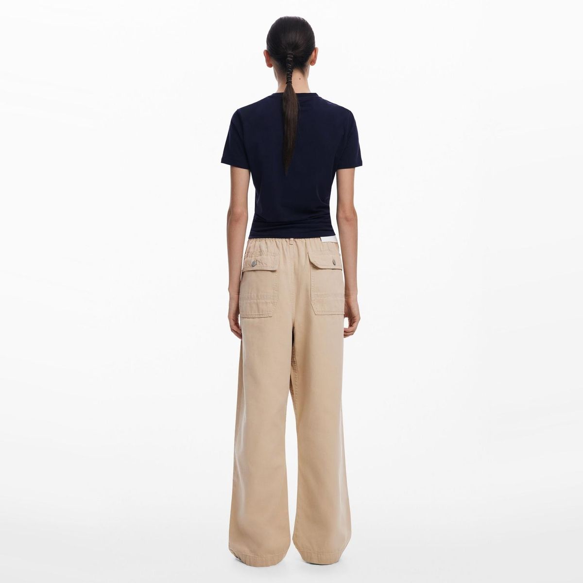 DESIGUAL - Polera Manga Corta Algodón Mujer Desigual