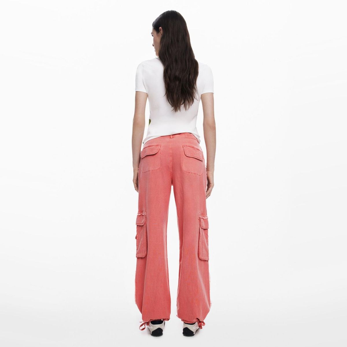 DESIGUAL - Polera Manga Corta Algodón Mujer Desigual