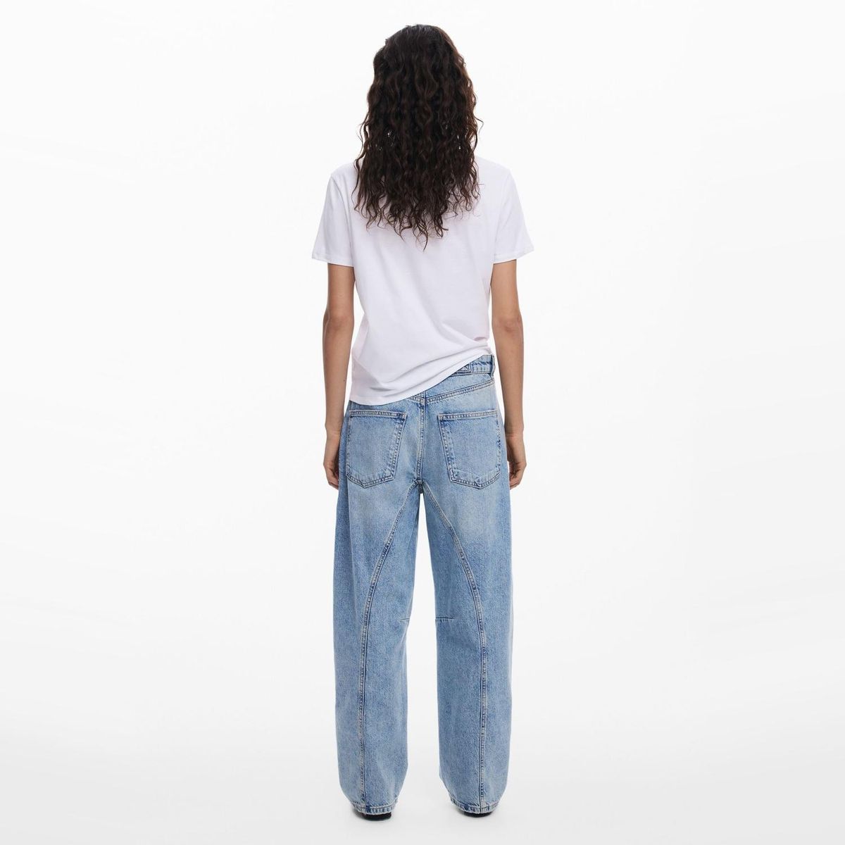 DESIGUAL - Polera Manga Corta Algodón Mujer Desigual