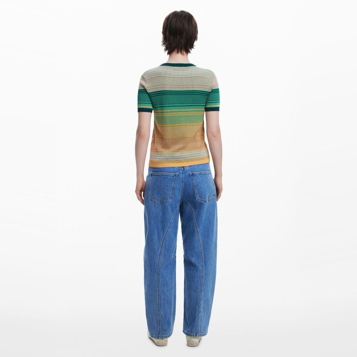 DESIGUAL - Polera Manga Corta Mujer Desigual