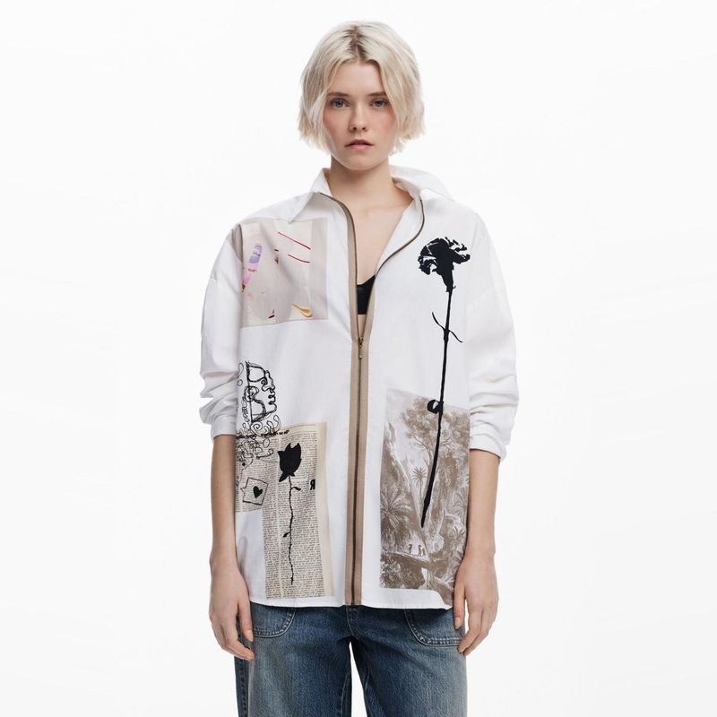 DESIGUAL - Camisa Algodón Mujer Desigual